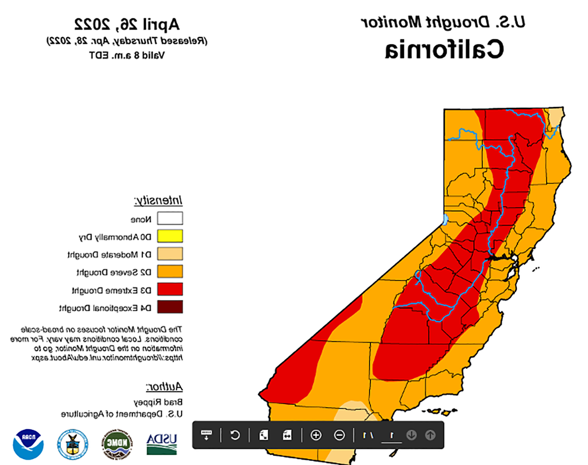 US Drought Monitor California