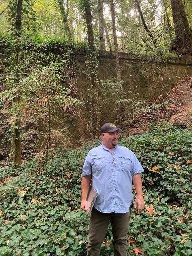 Steve Auten from Auten Resource Consulting standing in a forest